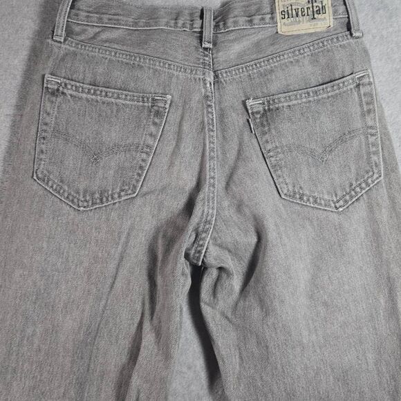 Levis Silvertab Jeans Loose Baggy 2000s y2k 29x30 Gray Washed - Picture 6 of 10